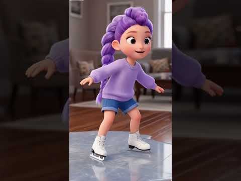 Mini Ice Rink DIY! Little Rumi Builds Dream Skating Place ❄️⛸️