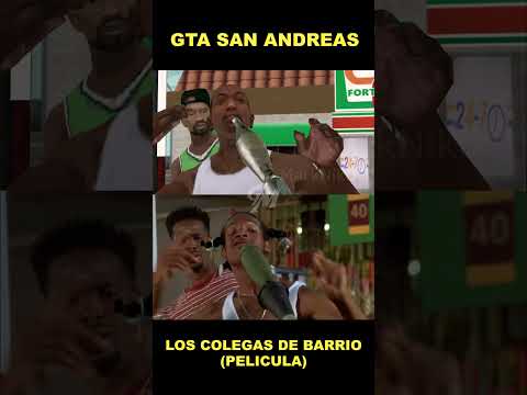 LOS COLEGAS DEL BARRIO EN GTA SAN ANDREAS🤣🤣