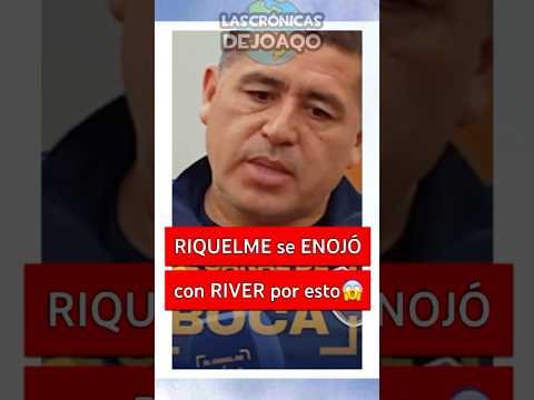 RIQUELME se enojó con RIVER por esto 🤬| Roman explotó con Donofrio y #RiverPlate #Futbol #Argentina