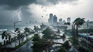 Taiwan chaos today..!! Typhoon Podul destroys Taitung