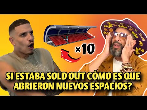 Concierto de Bebeshito en Pitbull Stadium:"Si estaba sold-out cómo es que abrieron nuevos espacios?"