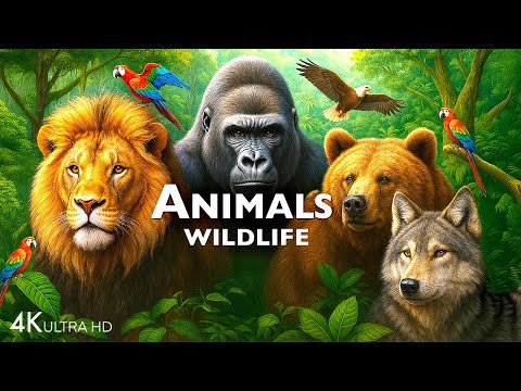 ANIMAL WILDLIFE DISCOVERY / 60FPS 4K ULTRA HD #4K #ANIMALS