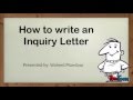 Inquiry Letter Components and Structure