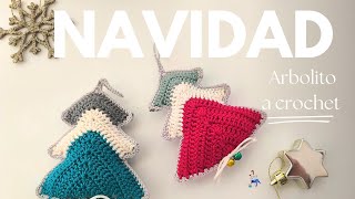 Cómo TEJER un Arbolito de Navidad a CROCHET🎄 | Patrón Fácil y Gratis ✨ (ZURDO)