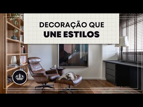 APARTAMENTO que UNE o CLÁSSICO e CONTEMPORÂNEO