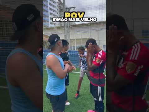 IRMÃO MAIS VELHO 😂 #futebol #humor
