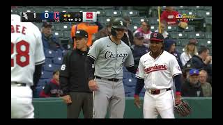 Chicago White Sox Cooking 2 Runs in the 1st - Sheets steals Home vs Cleveland Guardians MLB Baseball