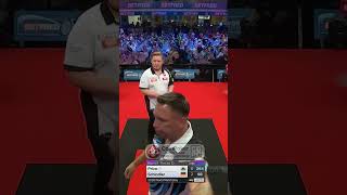 🎯 CLINICAL 98 CHECKOUT! Martin Schindler pins a huge finish vs Gerwyn Price! 💥 #shorts #darts #pdc