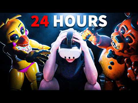 I Spent 24 Hours In Fnaf Vr