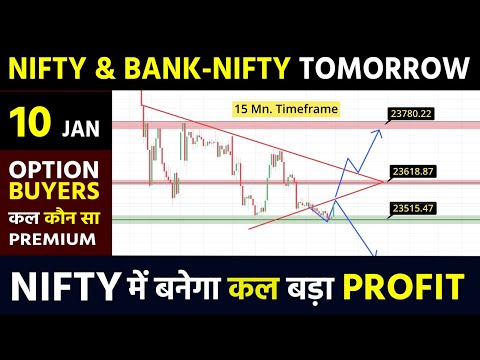 Nifty Prediction Tomorrow | Bank Nifty Prediction for 10 JAN | Nifty Market Analysis for Tomorrow