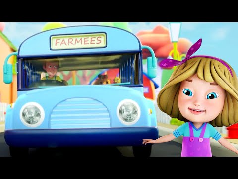 Wheels On The Bus School Bus and Preschool Song for Children