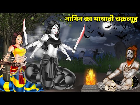 नागिन का मायावी चक्रव्यूह : Nagin ki kahani | Naag Kanya | Anim Stories | Nagin Cartoon | Nagin