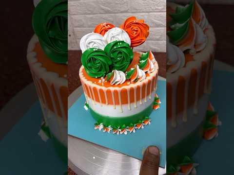 Tirangaa cake #shortsfeed #shorts #trending #republicday #tirangacake