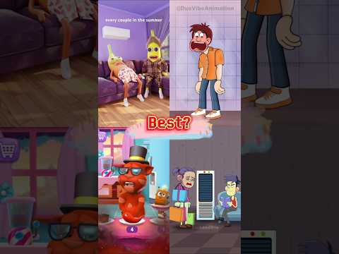 Do you use an air conditioner? 😳 (Animation Meme)#shorts #funny #memes #mytalkingtom2