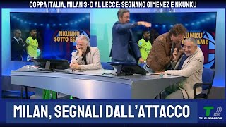 MILAN AVANTI IN COPPA ITALIA: TORNA A SEGNARE GIMENEZ, PRIMA GIOIA PER NKUNKU