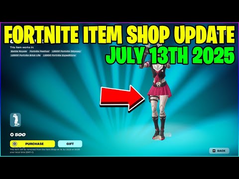 GRIDDY ICON EMOTE IS BACK! Fortnite Item Shop [July 13th, 2025] (Fortnite Battle Royale)