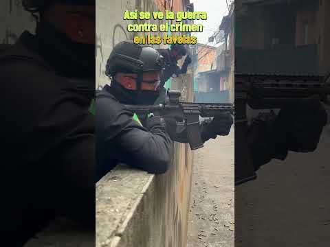 FAVELA🇧🇷 en guerra: Polícia ou Exército? 🔫 ¡No vas a creer lo que grabaron! | Real war zone footage