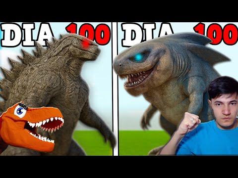 DUELO DOS KAIJUS: AQUÁTICOS VS TERRESTRES! QUAL GIGANTE É O MAIS FORTE? RICHARD E REX REACT