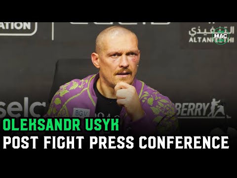 Oleksandr Usyk: 'They're blind" Fury vs. Usyk Post Fight Press Conference (FULL)