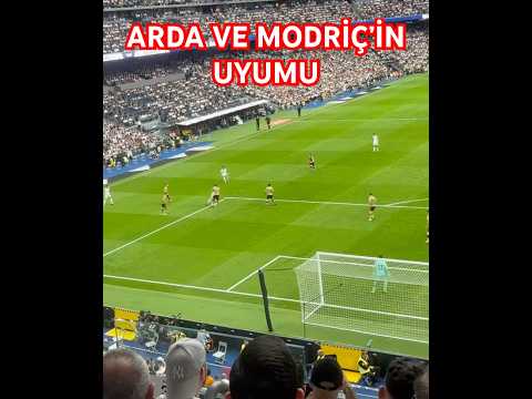 Arda Güler Ve Luka Modriç’in Real Madrid’de efsane uyumu.