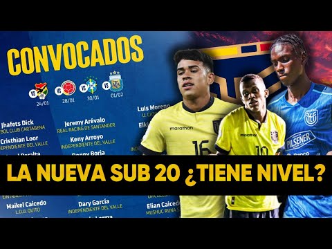 HAY EQUIPO para PELEAR el SUDAMERICANO La CONVOCATORIA de ECUADOR SUB 20