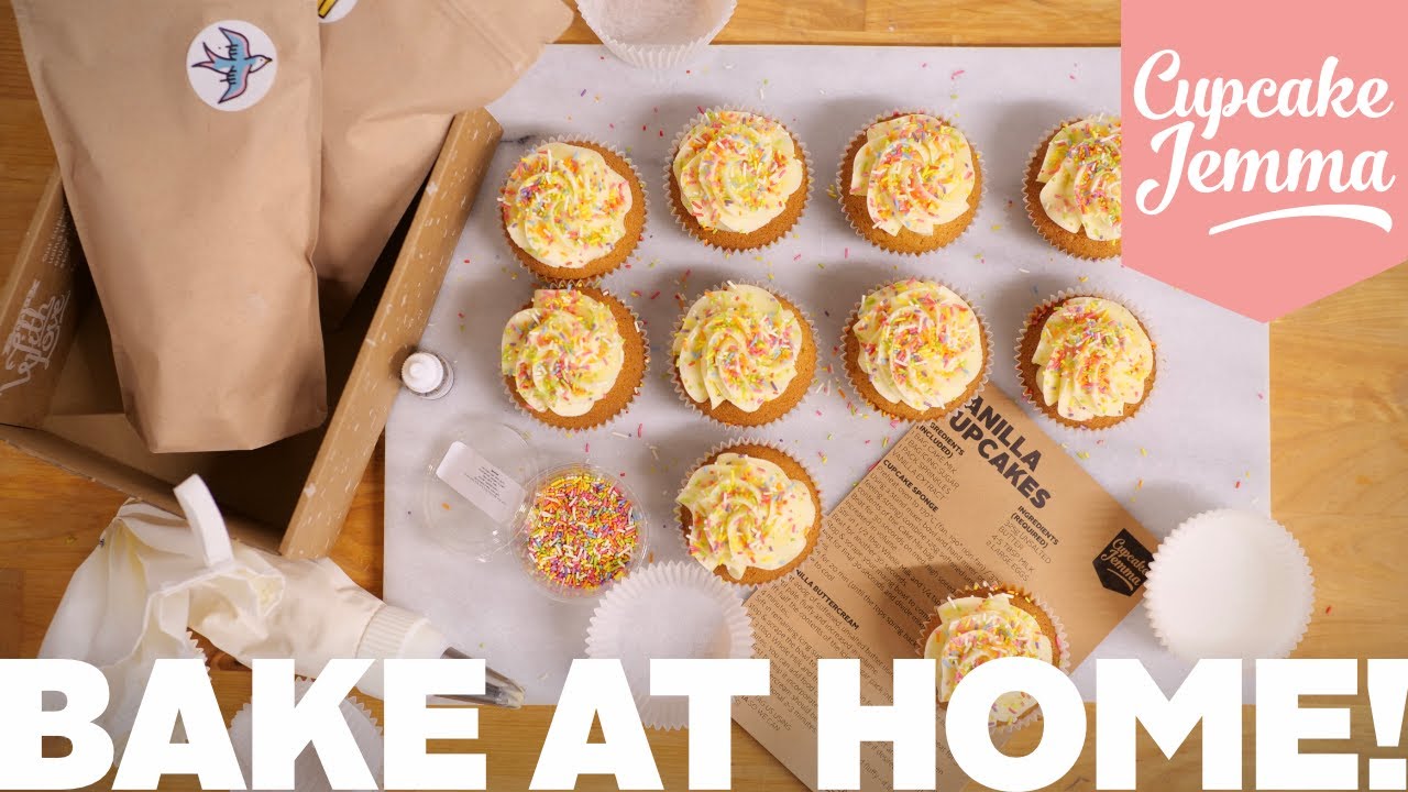 Stuck at Home? Bake these Vanilla Cupcakes Right Now Baking Kit Cupcake Jemma