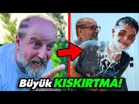 BABAMI 24 SAAT BOYUNCA ÇILDIRTTIM SAÇINI KESTİM 😂