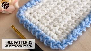 SUPER-DUPER EASY Crochet Border for Beginners!👌Crochet Edging for Baby Blanket