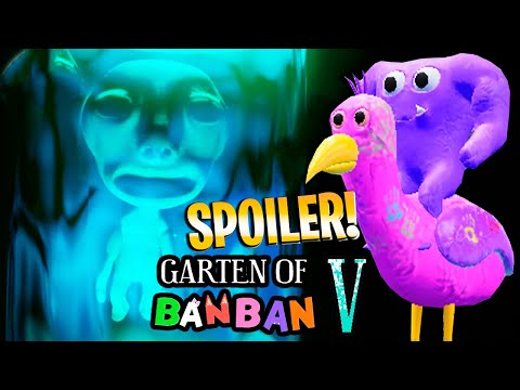 Garten of Banban 5 - NUEVOS SPOILERS OCULTOS y Nuevos Monstruos