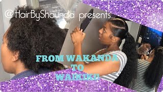 Sleek Ponytail On Natural Hair Videos Kansas City Comic Con