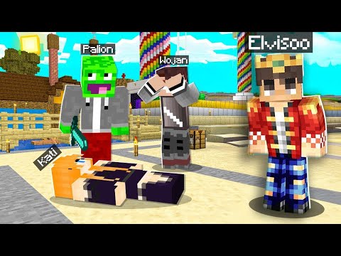 GANG ELVISOO Vs DZIEWCZYNA w MINECRAFT!