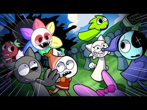 INCREDIBOX SPRUNKI X DANDY WORLD - BEST OF CARTOON COMPILATION BY FERA ANIMATIONS