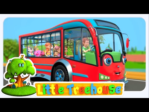 Wheels On The Bus - Zoo Ride + More Vehicles Rhymes & Songs for Kids