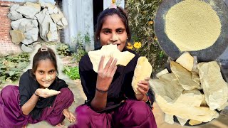 मुल्तानी मिट्टी का देसी पाउडर देखिए || मुल्तानी मिट्टी का क्रांति वीडियो || Village lifestyle blog