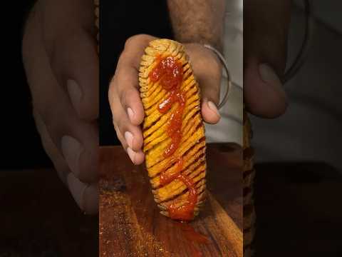 accordion potato spring #shorts #asmr #potato