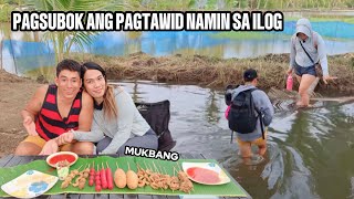 PAGSUBOK ANG PAGTAWID NAMIN SA ILOG| MUKBANG STREET FOODS