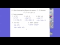 Factoring and Exponents Concepts