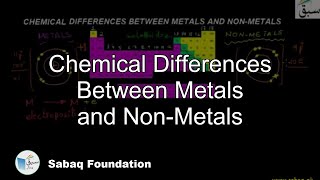 Chemical Differences Between Metals and Non-Metals