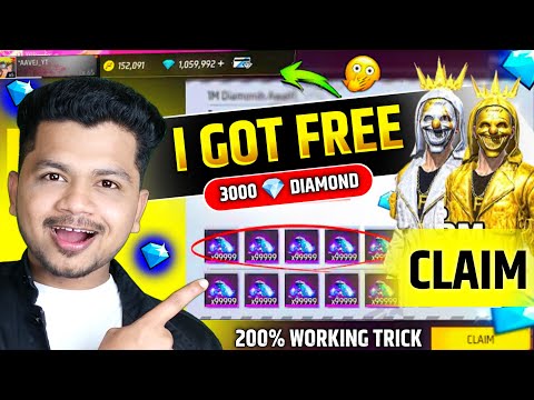 💎 3000+ Diamonds in Free Fire. How to Get diamond in freefire max. FFDiamond App
