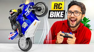 THIS RC BIKE CAN DO WHEELIES !
