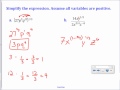 Algebraic Operations and Simplifications
