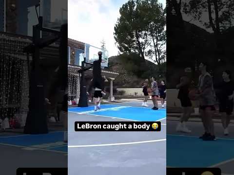 Bron couldn’t miss his opportunity 😭