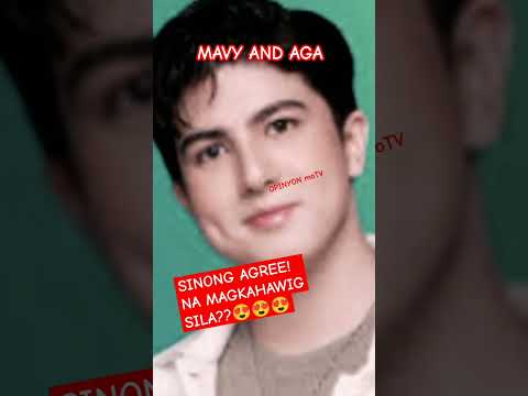 MAY PUMANSIN KASI! AMG SABI MAGKAHAWIG DAW SILA! HMMMP! TOTOO BA! #mavylegaspi #agamuhlach HAWIG BA!
