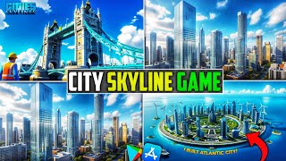 TOP 5 NEW CITIES SKYLINES 2 LIKE GAME FOR ANDROID IOS | BEST CITY SKYLINE GAME 2025
