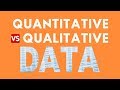 Differentiating Quantitative and Qualitative Data