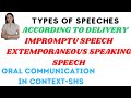 Impromptu Speaking Techniques and Challenges