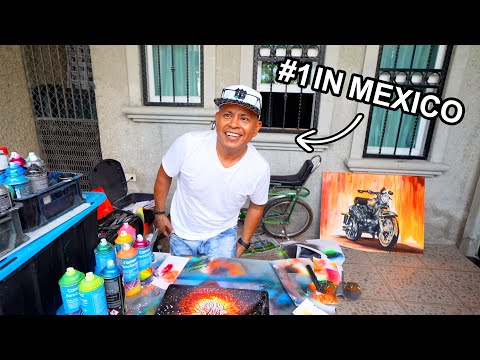 Mexican Spray God Creates GLOW-IN-THE-DARK MacBook Art... 🤯🇲🇽