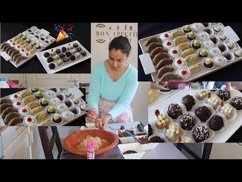 معندكش فرن 13شكل حلوى جدييدة بدون فرن سهلة وسريعة  فيديو حلويات العيد 2018 / تحضيرات العيد3