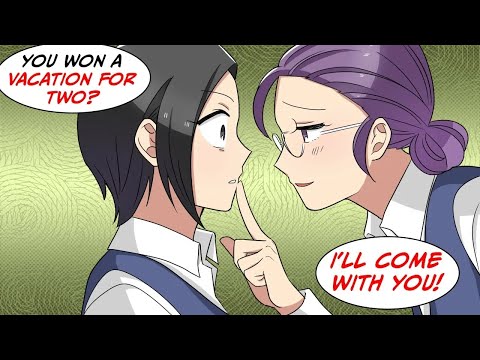Stingly single mother tries to tag along on my vacation abroad... [Manga Dub]