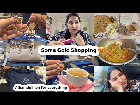 Some Gold Shopping 😍 Anklet Gift mila ❤️ Alhamdulillah for everything 🥰 Na shukri nahi krni chahiye